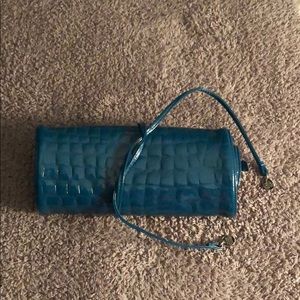 Henri Bendel patent leather travel jewelry wrap